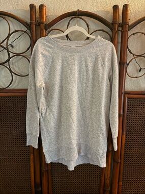 Old Navy Light Gray Scoopneck Women's Sweatshirt